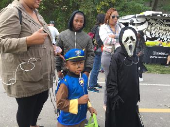 Kids in costumes